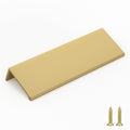 10 Pack 3-3/4in Finger Edge Pulls for Gold Drawer Pulls