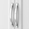 5 Pack 5 Inch(128mm) Polished Chrome Kitchen Cabinet Handles, Cabinet Pulls Kitchen Cabinet Hardware for Cupboard