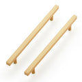Champagne Gold Handles Square Cabinet Hardware 8 Inch 5 Pack