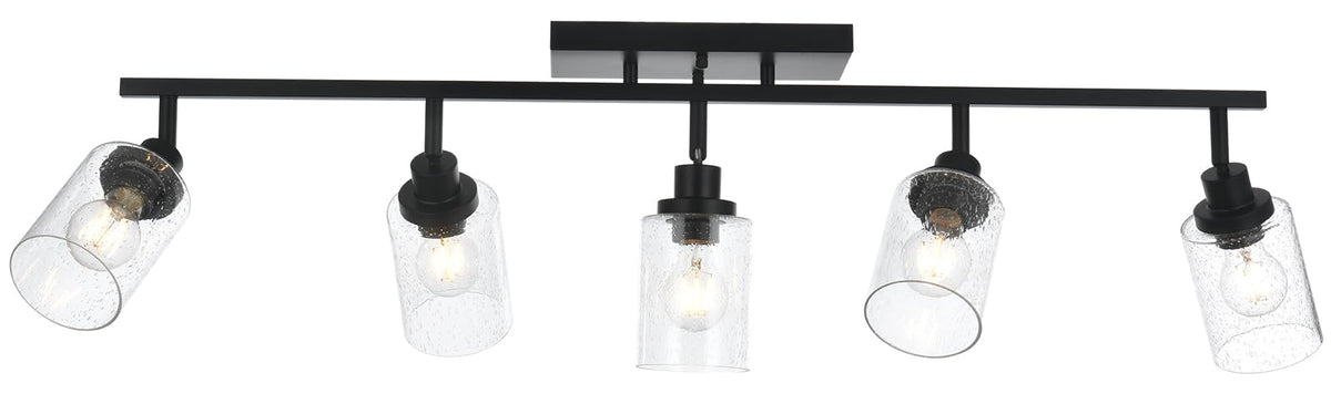 Black Track Lighting Kit Ceiling Mount Kitchen Track Lighting Fixtures, Bathroom Ceiling Tracking Vanity