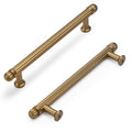 10 Pack 5 Inch Cabinet Handles Champagne Bronze Bar Drawer Pulls