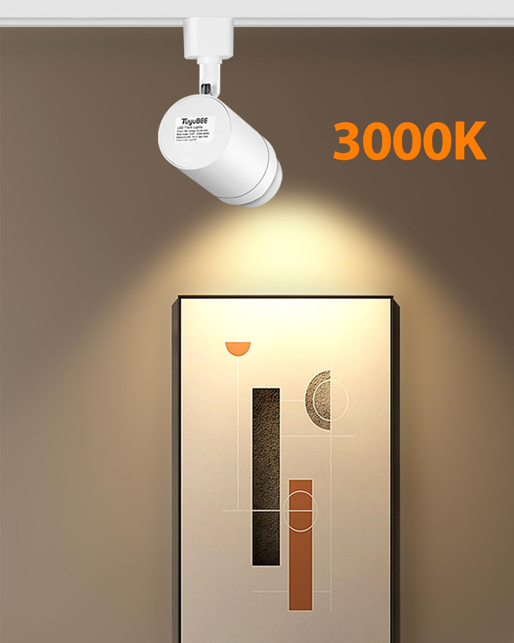 12 Pack Zoomable J Type Track Lighting Heads Dimmable, 12W White