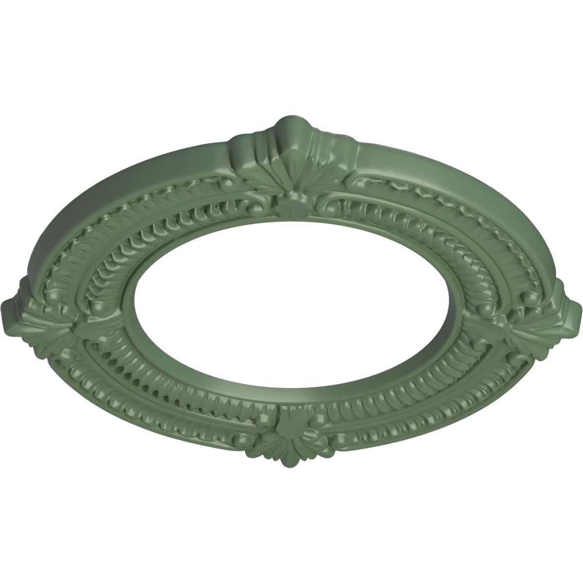 Benson Ceiling Medallion, Athenian Green