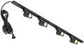 Plug in Track Lighting with Power Cord, 4-Light GU10 Track Lighting Kit with Track Rail, Modern Kitchen LED Track