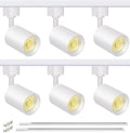 LED Track Lighting Kit with 6.6FT H Type Track Rails White