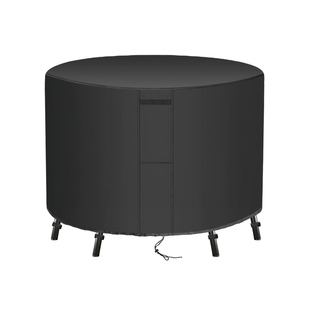 Outdoor Furniture Covers, Custom Size 24"(D) x 18"(H) Round Patio Table and Chair Waterproof Covers, Heavy Duty