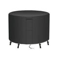Outdoor Furniture Covers, Custom Size 24"(D) x 18"(H) Round Patio Table and Chair Waterproof Covers, Heavy Duty