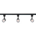 Amped Collection 3-Light 48in Field Cuttable LED Track Lighting Kit with 3 LED 5-CCT Selectable Track Heads, 4ft