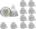 MR16 LED Bulbs 3W Cool White GU5.3 12V Spotlight for Landscape Recessed Track Lighting, 20W Halogen Equivalent, Pack