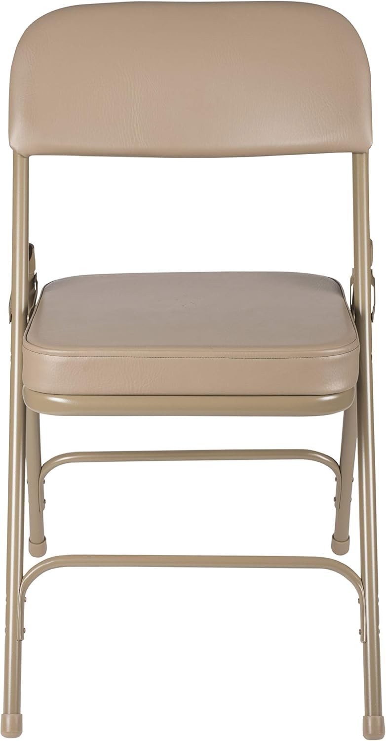Series Heavy Duty, Industrial Grade, Premium Vinyl Folding Chairs 2" Ultra Padded Seat Double Hinged Steel