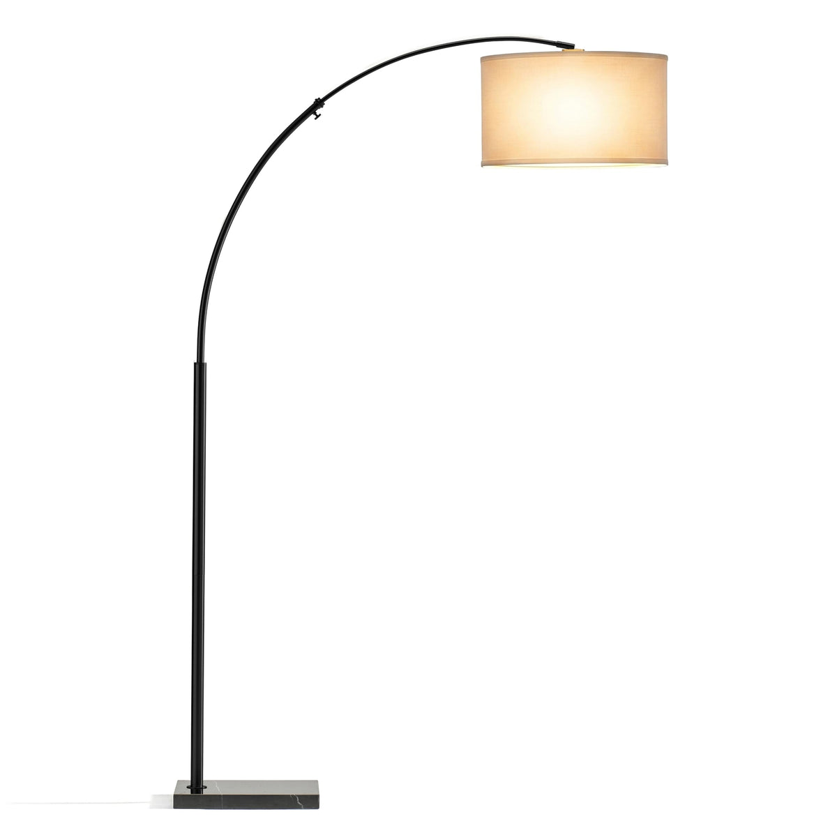 Logan Arc Floor Lamp, Bright Standing Lamp s, Offices & Bedrooms, Modern Living Room Décor, Tall Hanging Floor Lamp