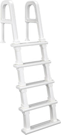 Pool Ladder, 5-Step Pool Stairs with Double Handrails and Non-Slip Steps for 47"-54" Above Ground and In-Ground