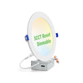 8 Inch LED Recessed Ceiling Light, 5CCT, Dimmable