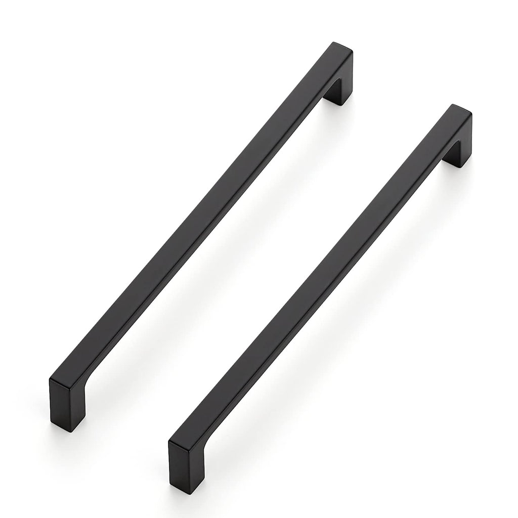 Matte Black Kitchen Cabinet Handles 7-1/2 Inch Pulls 30 Pack