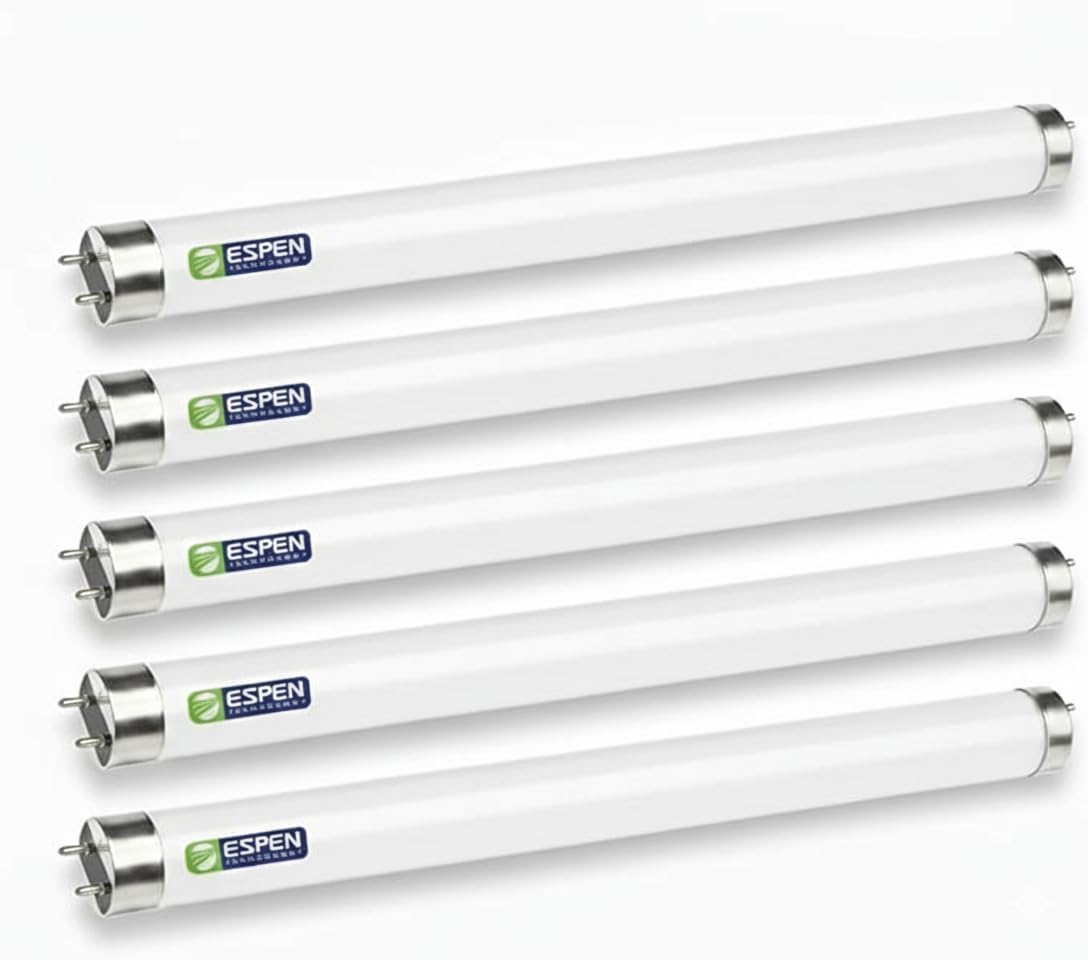 4FT T8 LED Tube Light, 25 PCS, Plug & Play (Type A) Ballast Compatible, 3500K Neutral White, 1950lm, 10W, CRI 80+