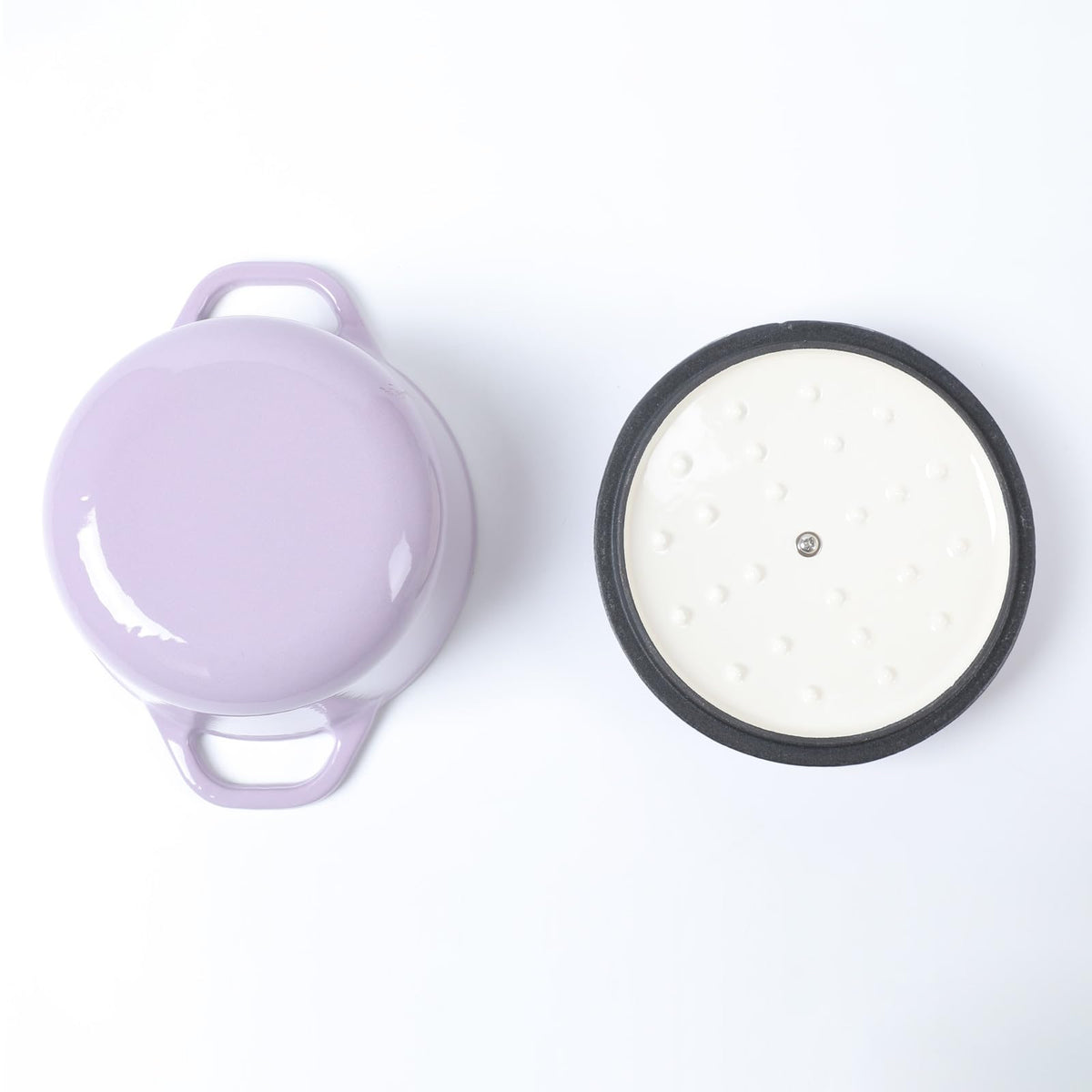 Enameled Cast Iron 1.5-Quart Mini Dutch Oven Purple
