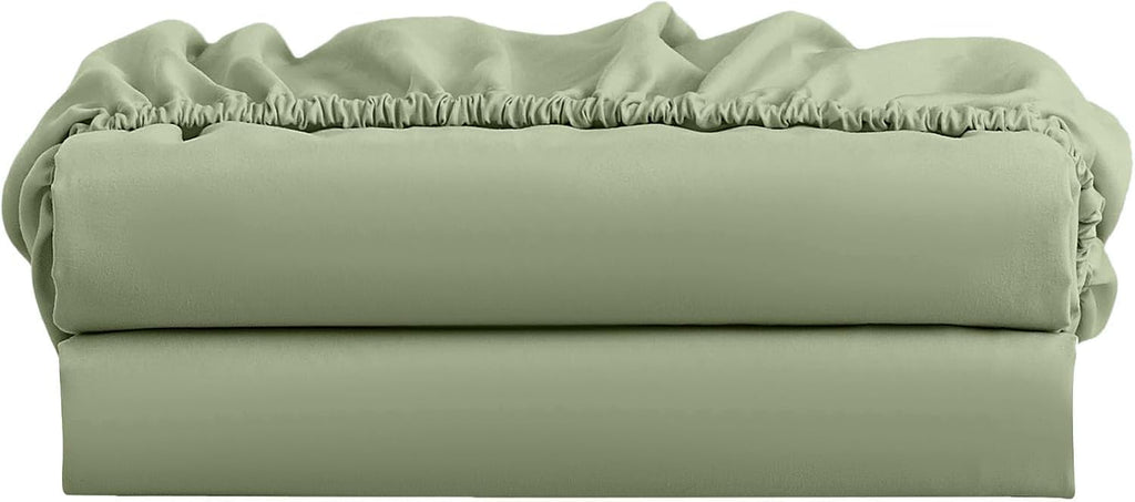 Twin XL Cotton Knit Jersey Fitted Sheets, 2-Pack