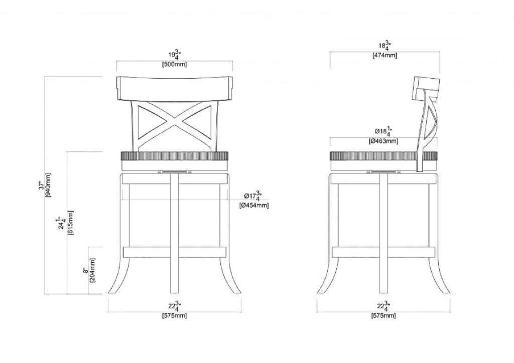 Inspired Bertoia Style Myrtle Counter Height Stool, 24-Inch, Wheat Wire-Brush