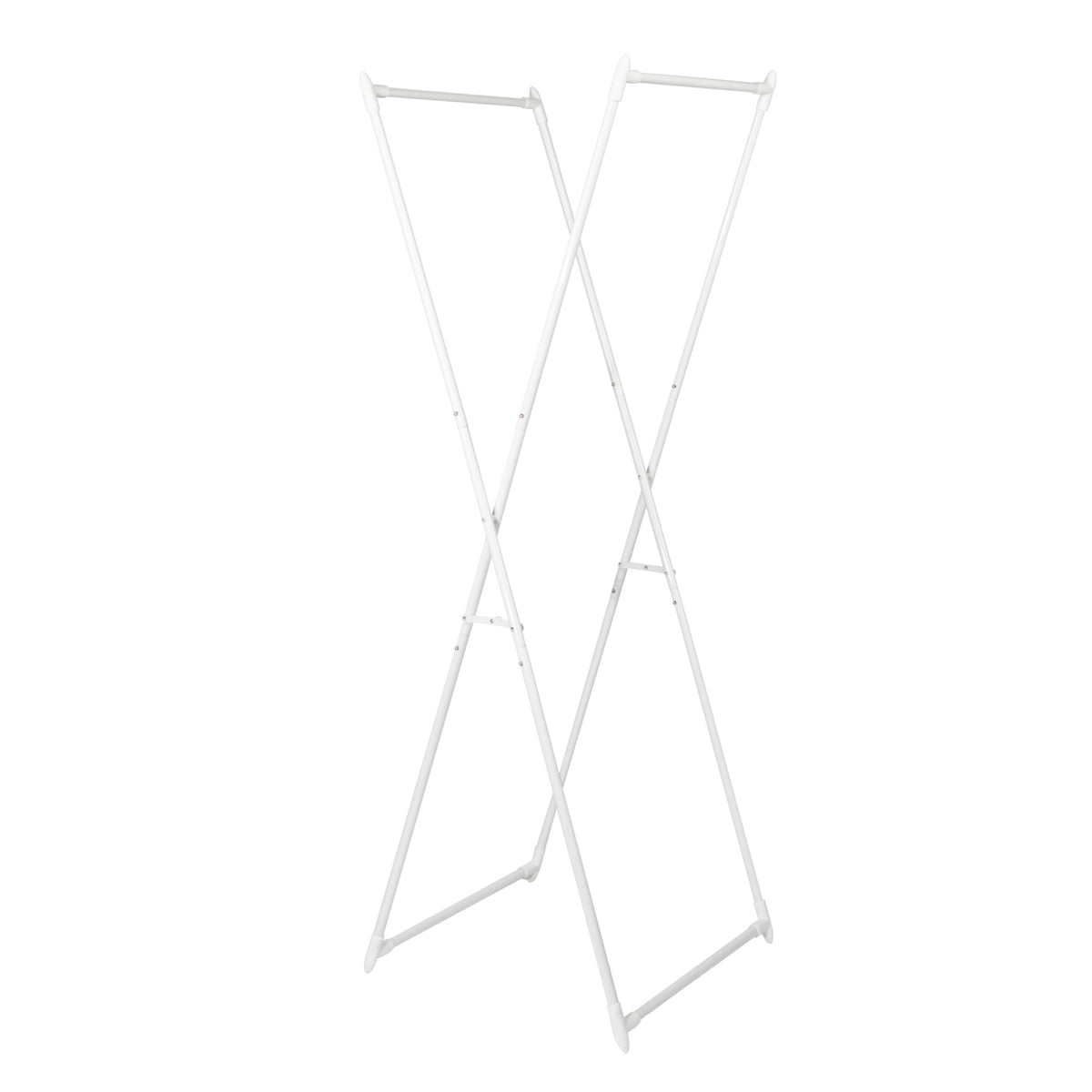Valet Folding Clothes Rack, Strong Metal X-Frame, Chic Design, Great for Guest and Dressing Rooms, Portable and Easy