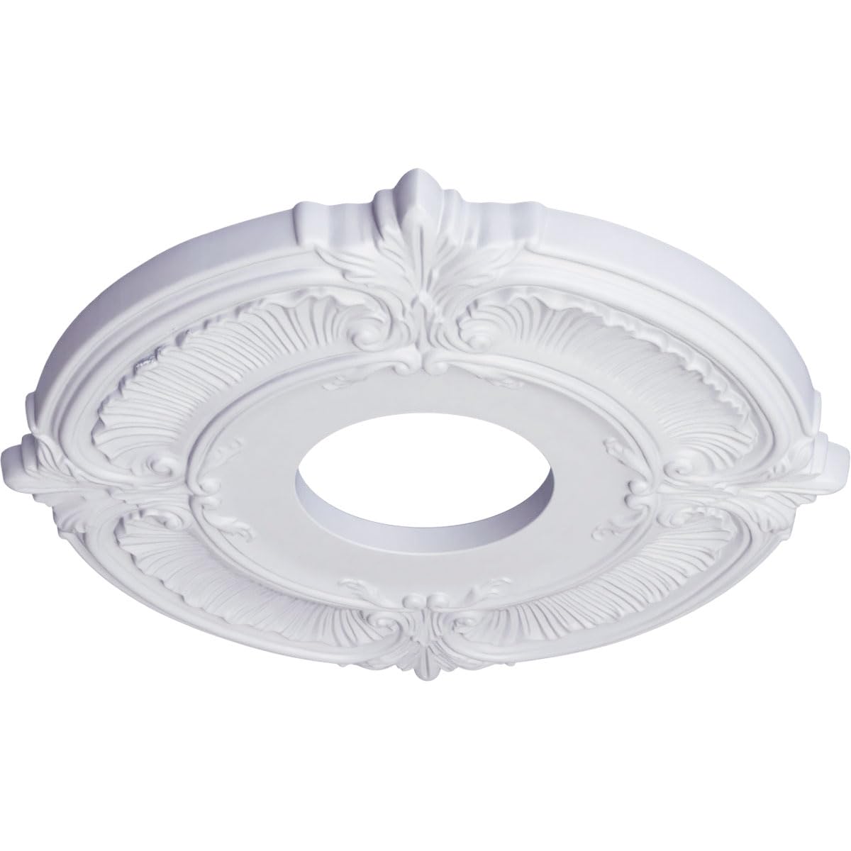 Attica Ceiling Medallion, 12 3/4"OD x 3 1/2"ID x 1/2"P, Factory Primed