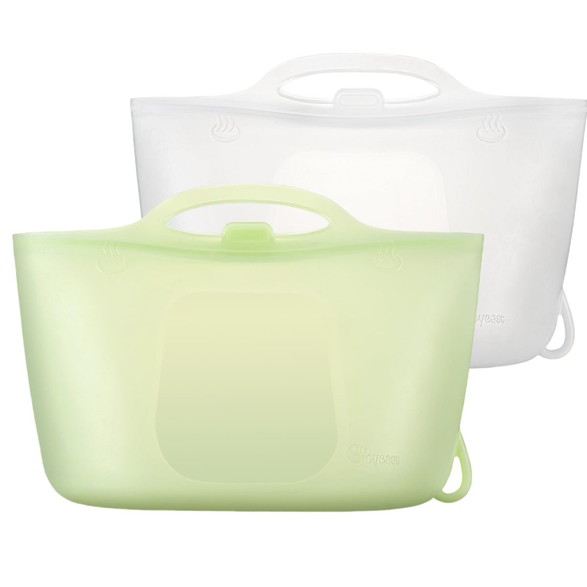 Silicone Travel Bottle Sterilizer Bags | 2000ml Microwave Steam Sterilizer Bags for Baby Bottles, Breast Pump &