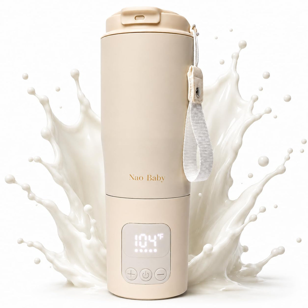 Portable Bottle Warmer 2-in-1 Baby Bottle Warmer & Bottle Sterilizer - Portable Milk Warmer with Fast Charging