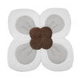 Bath Pad for Infant Newborn | Soft Flower Petals for Sink Bathtub Essentials Shower Gift (Grey)