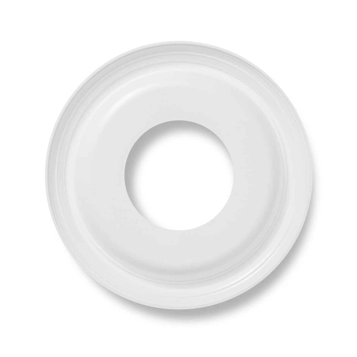 2Packs Molded Nylon Ceiling Medallion for Light Fixtures and Ceiling Fans, 9.8"OD x 4"ID x 0.94"P (Fits Canopies up