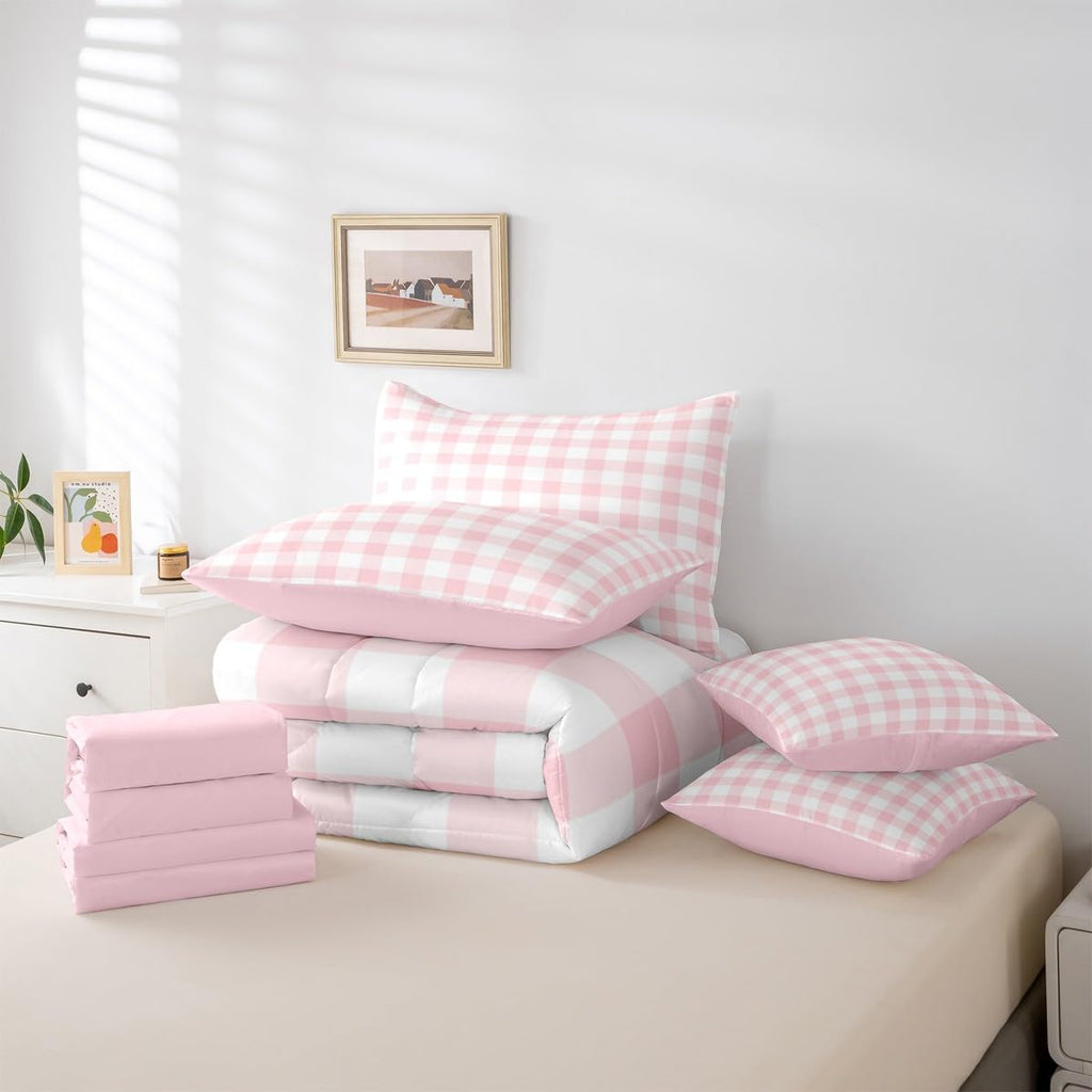 Buffalo Check Plaid Comforter Set Bed in a Bag