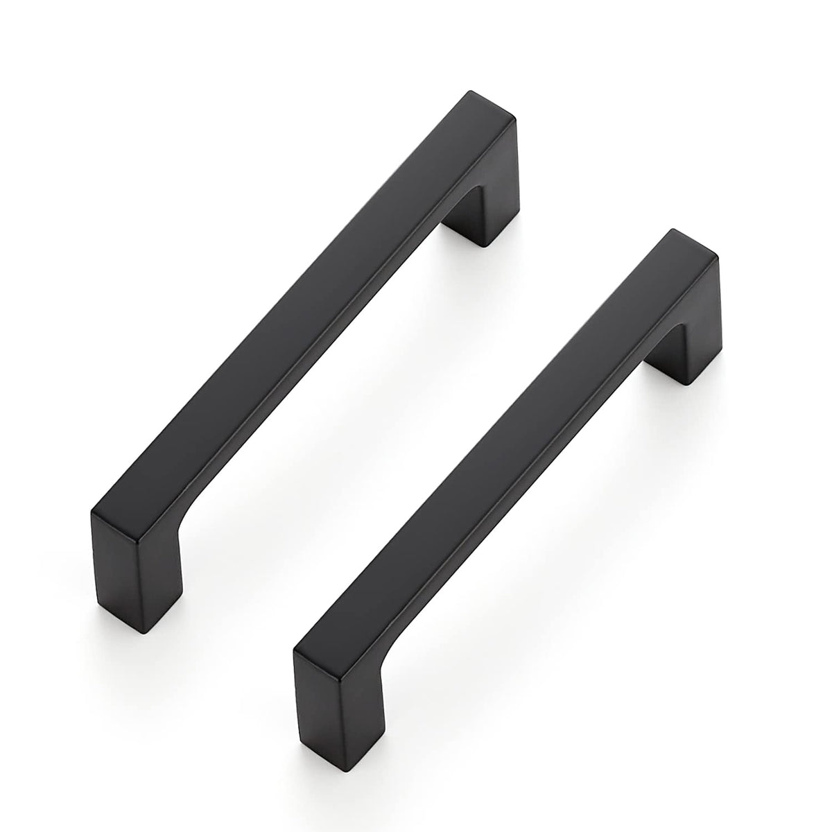 Matte Black Kitchen Cabinet Handles 3-1/2 Inch Pulls 40 Pack