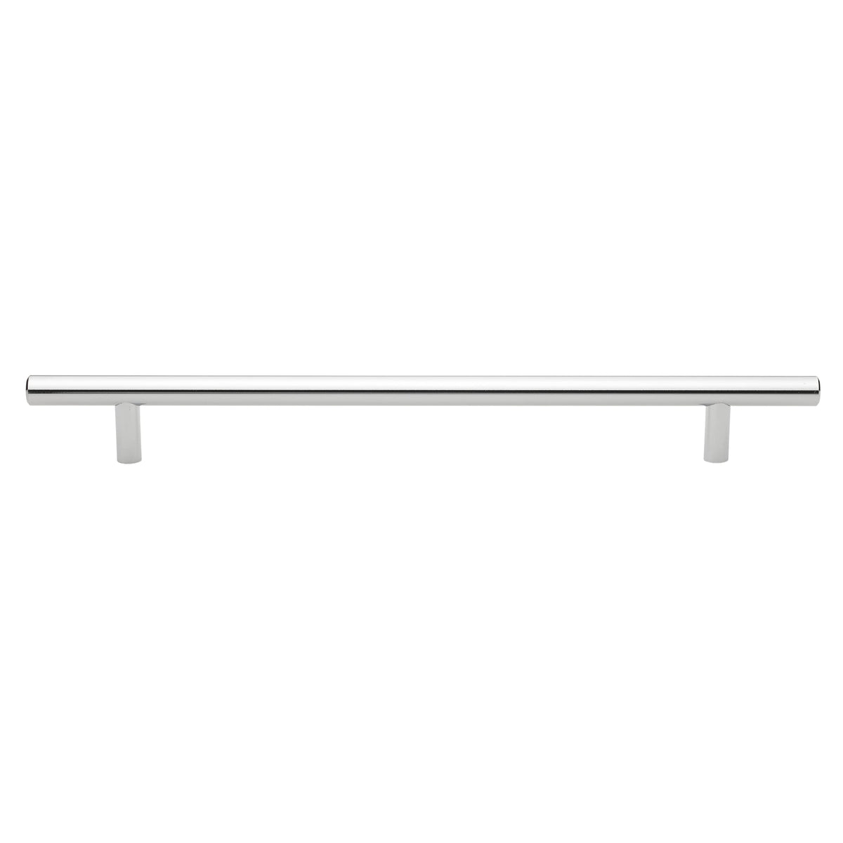 # - Polished Chrome Solid Handle Bar Pulls - 9" Center - 12" Long - Pack of # (10)