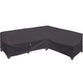 Heavy Duty Outdoor Sectional Sofa Cover, 104"X83" Waterproof 600D Patio Furniture Covers, L-Shaped Lawn Patio Couch