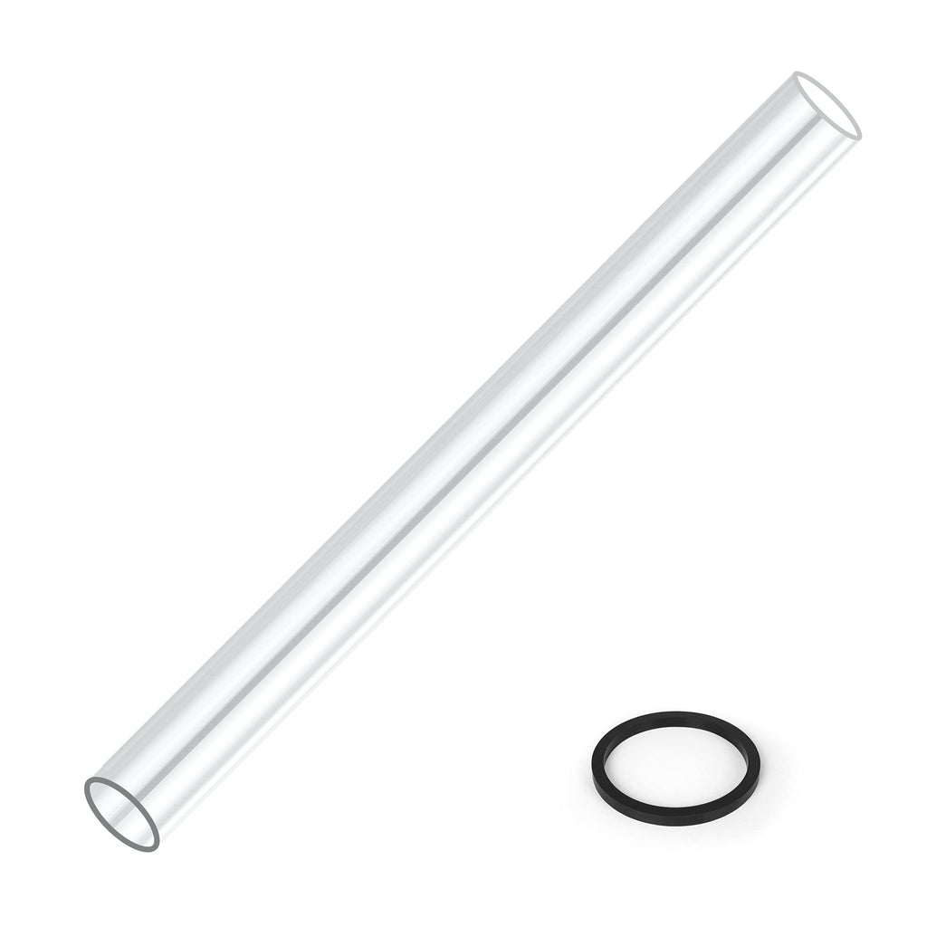 Patio Heater Glass Tube Replacement for 4-Sided Outdoot Patio Pyramid Heater, 49.5 inch tall