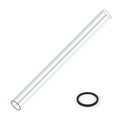 Patio Heater Glass Tube Replacement for 4-Sided Outdoot Patio Pyramid Heater, 49.5 inch tall
