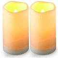 Solar flameless Candles Outdoor Waterproof, Dusk to Dawn Outdoor Lighting, Flickering fameless Reusable LED Light