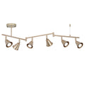 Modern Track Lighting Fixtures Ceiling, Flexible Foldable Arm and Rotatable Light Head, Champagne Gold