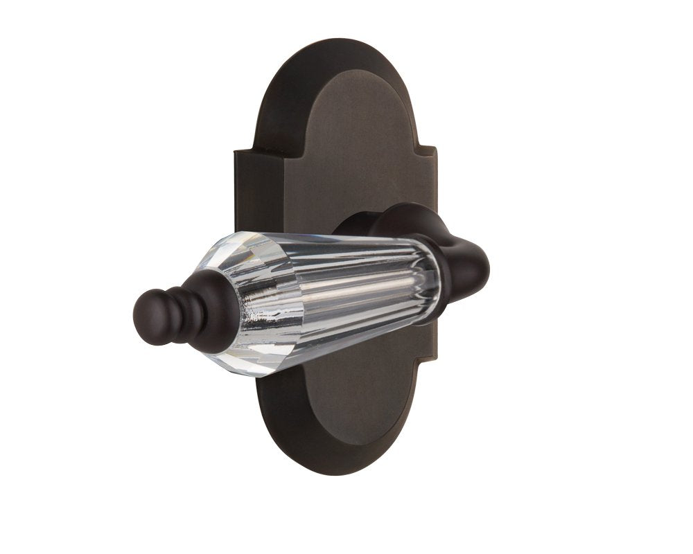 Cottage Plate with Parlor Lever, Passage - 2.75", Oil-Rubbed Bronze