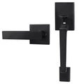 Black Front Door Handle, Front-Door Handle and Deadbolt Set