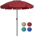 Patio Umbrella, 6.5 ft Outdoor Table Umbrella with Tilt Steel Pole, UPF50+ Protection, Great for Outdoor Garden