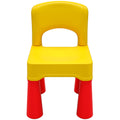 Sturdy Ergonomic Toddler Chair: 9.3in seat, 3+ yrs, Yellow, in/Out