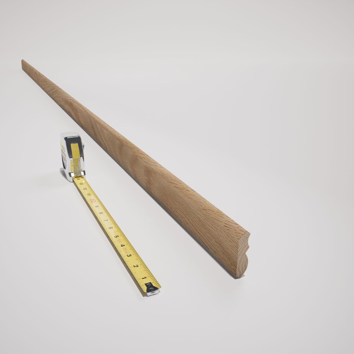 Crown Moulding, Solid Hardwood, 1 7/8"H x 1 5/16"P x 2 1/4"F x 96"L, Stain Grade White Oak