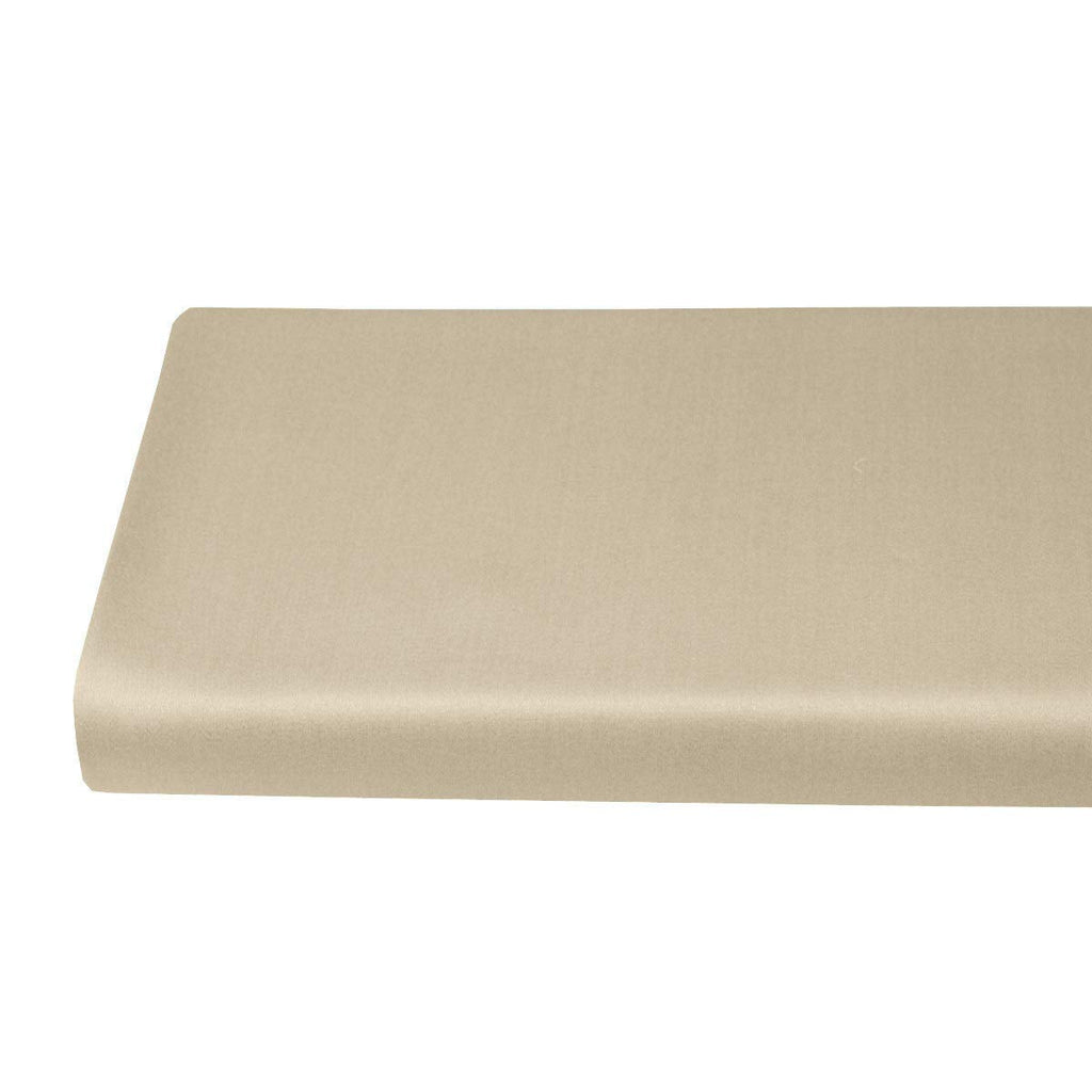 Viscose from Bamboo Fitted Bottom Sheet Only, Deep Pocket, Extremely Soft Sheets, Solid Beige