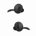 F40 ACC 622 Accent Door Lever, Bed & Bath Privacy Lock, Matte Black