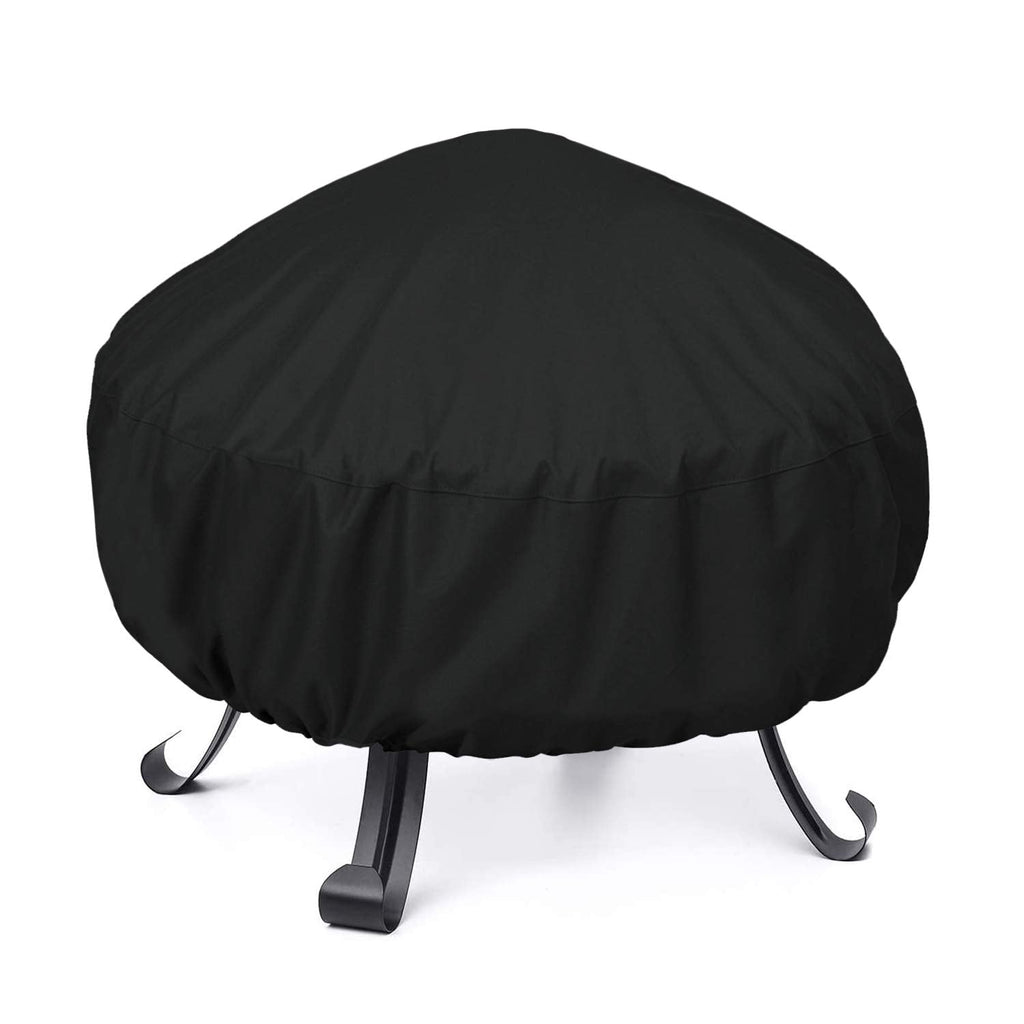 Outdoor Fire Pit Table Cover 32"Dia x 14"H, Patio Fireplace Cover