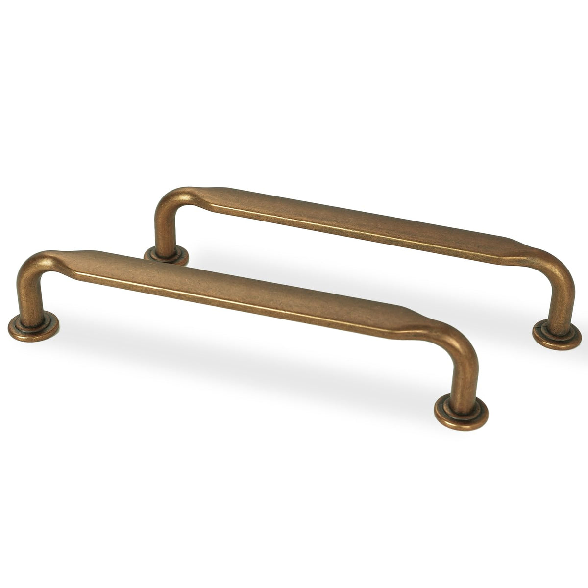 2 Pack 7-1/2 inch Antique Brass Kitchen Cabinet Handles