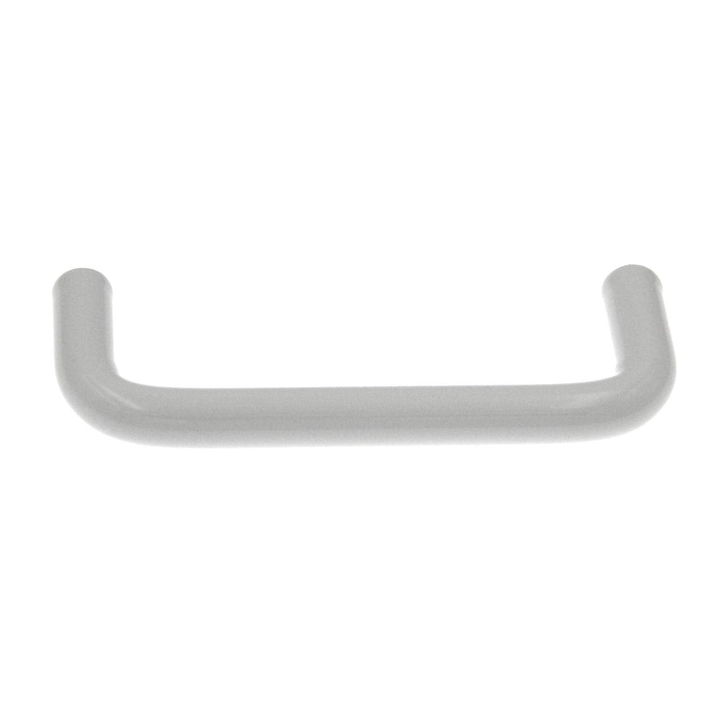 White 5 Pack Cabinet or Drawer 3" cc Wire Pull Handle 34242