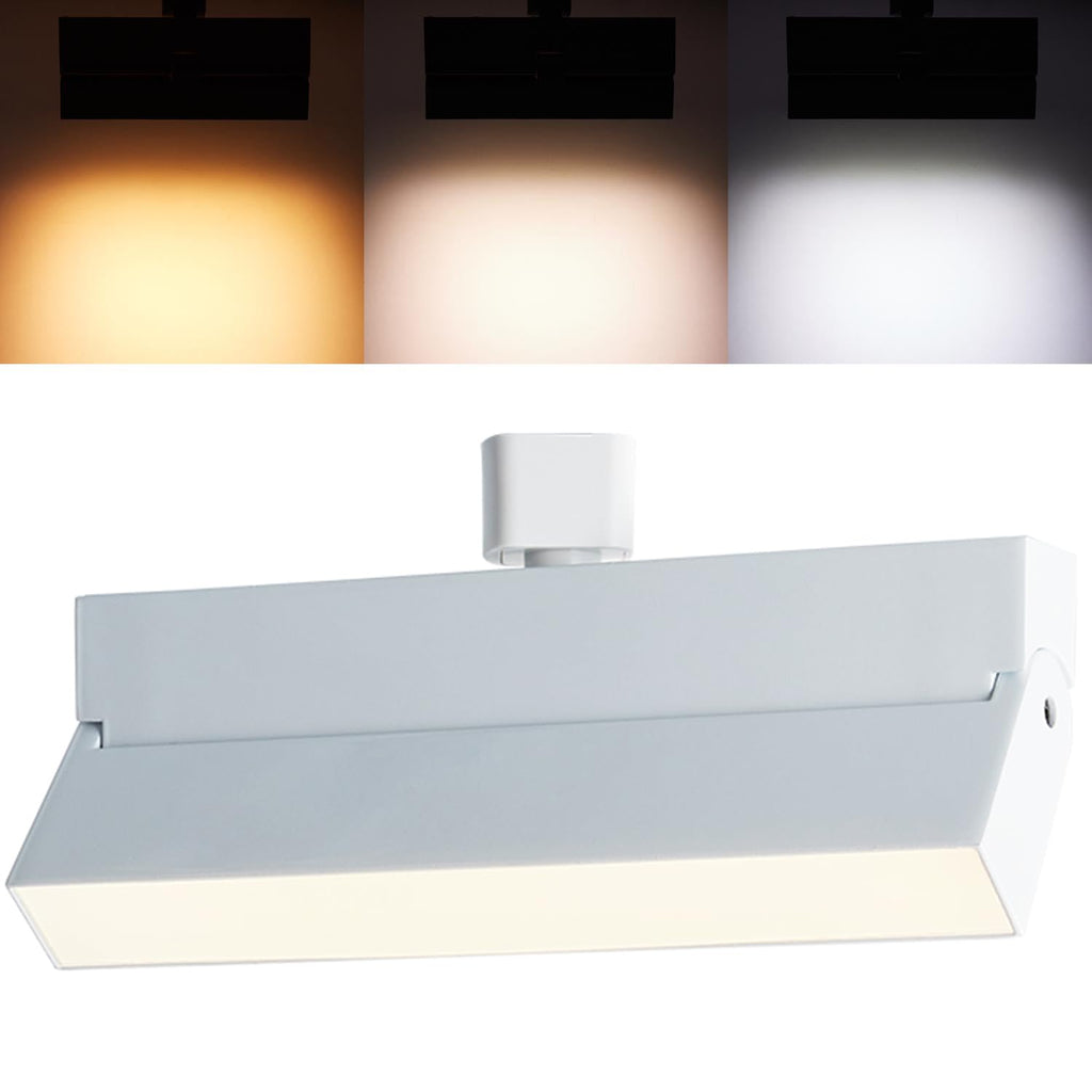 Dimmable LED Track Lighting Heads H Type, White 24W 1 Pack