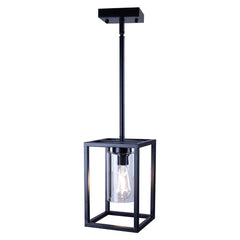 1Light Foyer Chandelier Black Farmhouse Light Fixture Dining Room Lighting Fixtures Hanging Ceiling Lighting for