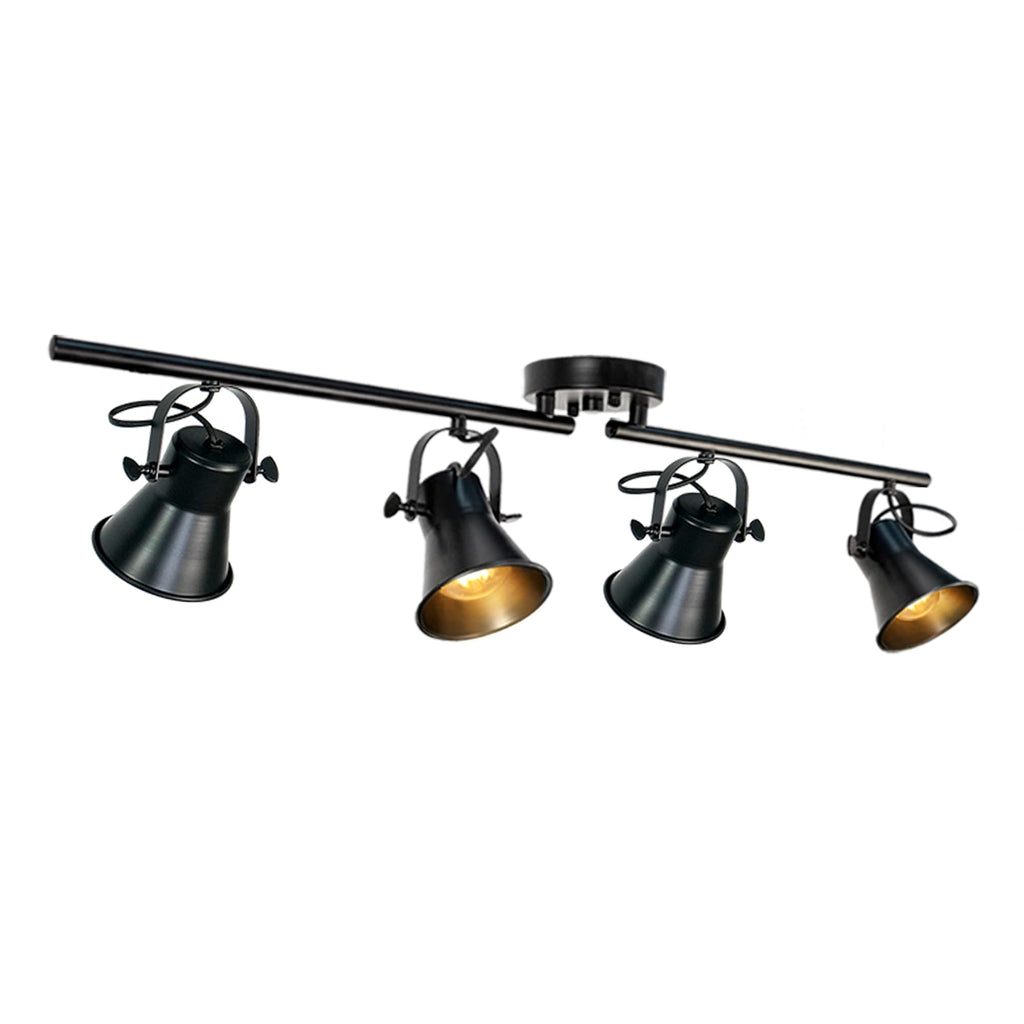 37"Rustic Track Lighting Fixtures Ceiling 4 Light Farmhouse Track Light