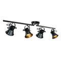 37"Rustic Track Lighting Fixtures Ceiling 4 Light Farmhouse Track Light